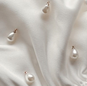 Aphrodite Loves Ares Pearl Knickers – Ivory Silk Satin Bridal Lingerie